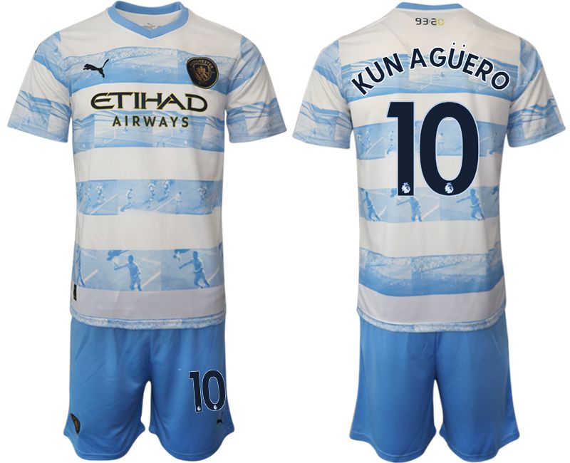 Men 2022-2023 Club Manchester City blue #10 Soccer Jersey->manchester city jersey->Soccer Club Jersey